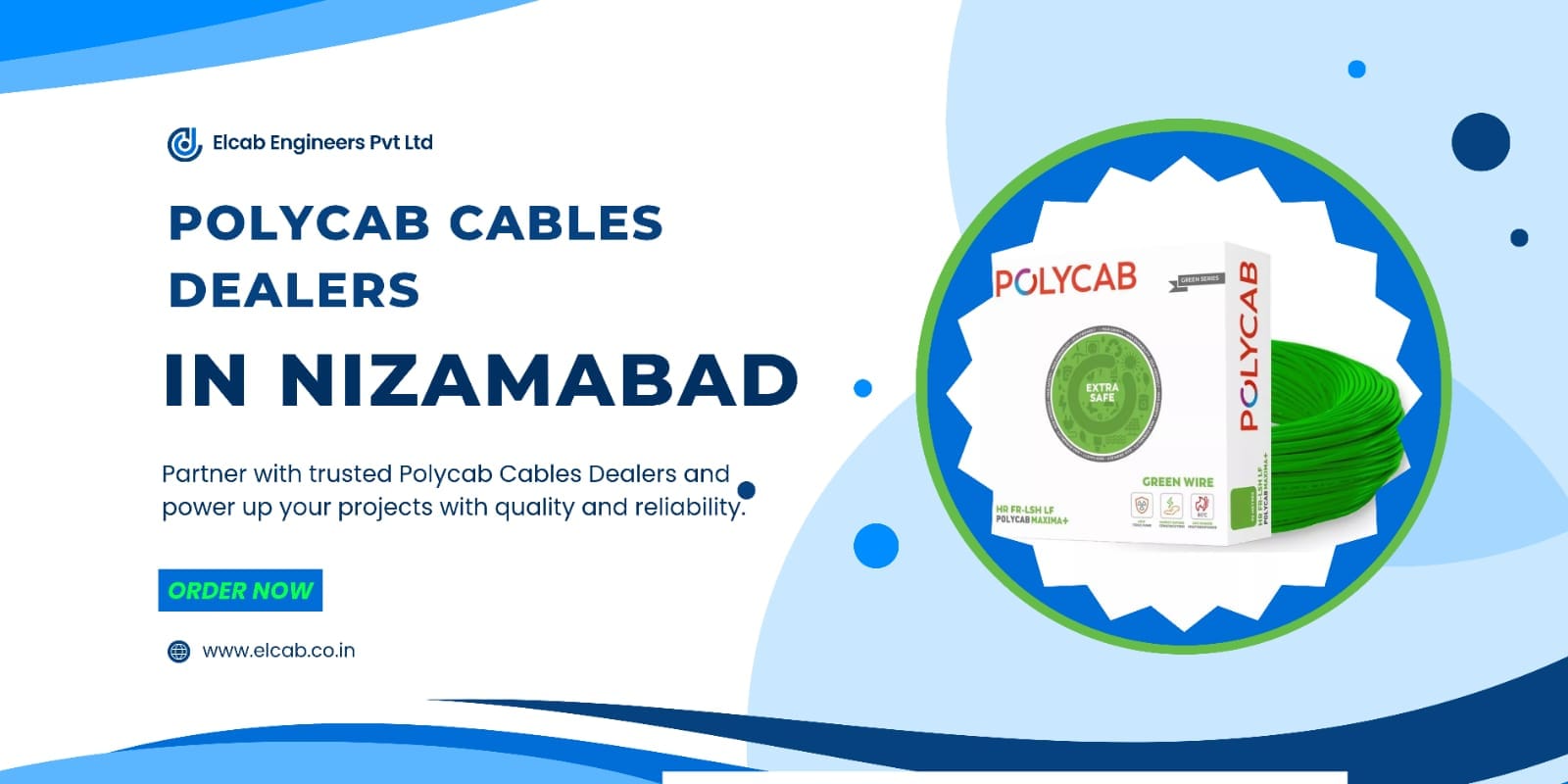 Polycab Cables Dealers in Nizamabad.