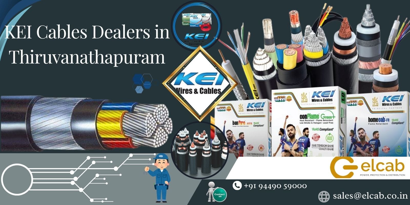KEI Cables Dealers in Thiruvananthapuram