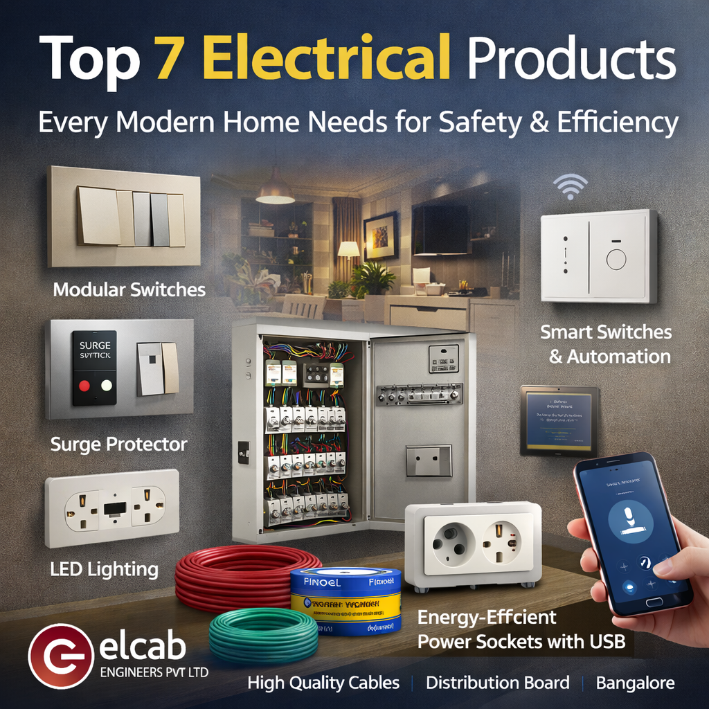 Top Electrical Products for Modern Homes in Bangalore | Complete Guide