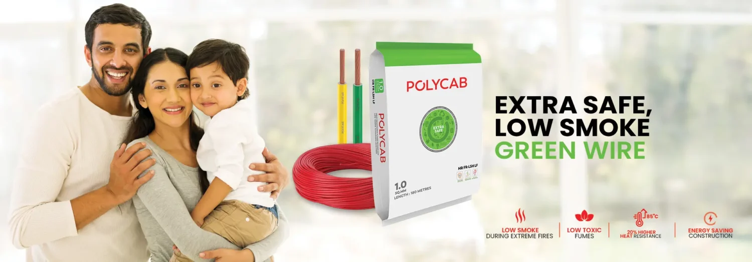 Polycab wires and cables at Elcab Engineers Bangalore – ISI-certified home wiring solutions