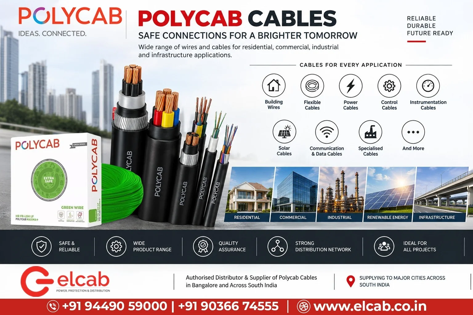 Polycab-Cables: Ensuring Safe Electrical Installations