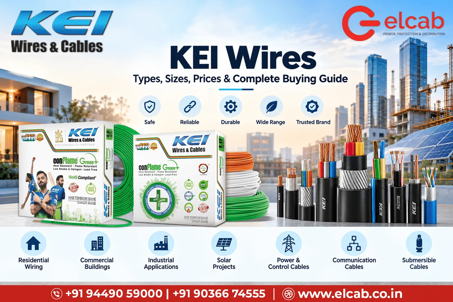 KEI Wires Types, Sizes, Prices & Buying Guide